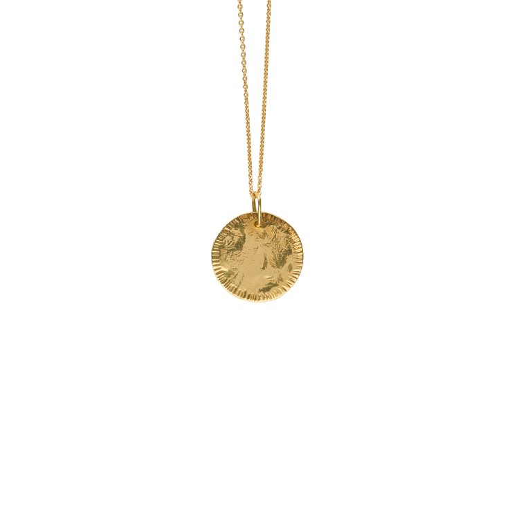 Collier Médaille Frappée Ciselée